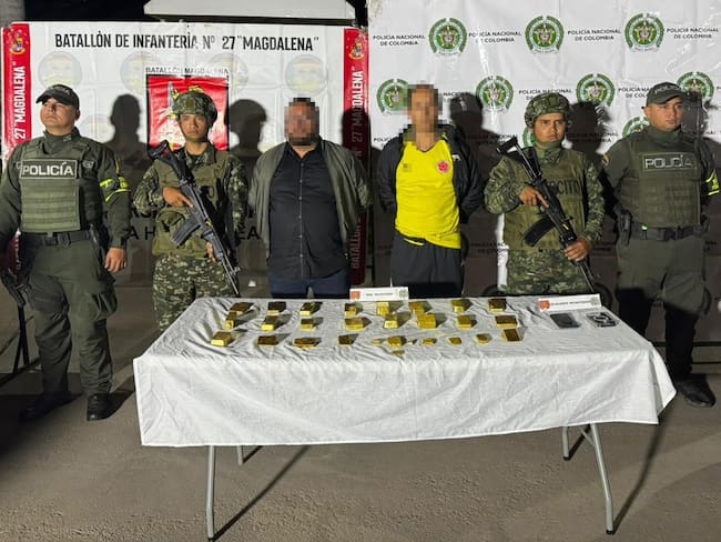 42 kilos de oro fueron incautados en Pitalito, Huila