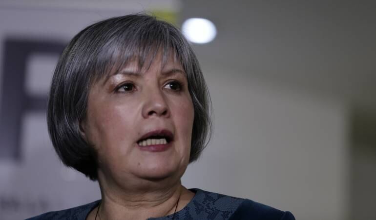 La presidenta de la JEP.