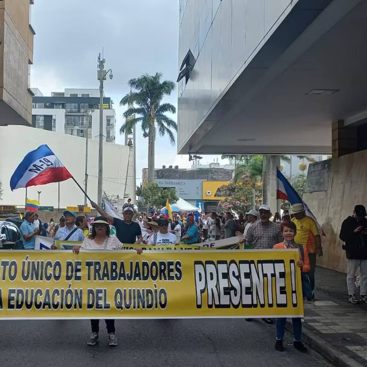 Sindicato de maestros del Quindío marcharán este martes, gobernador NO se acoge al día cívico