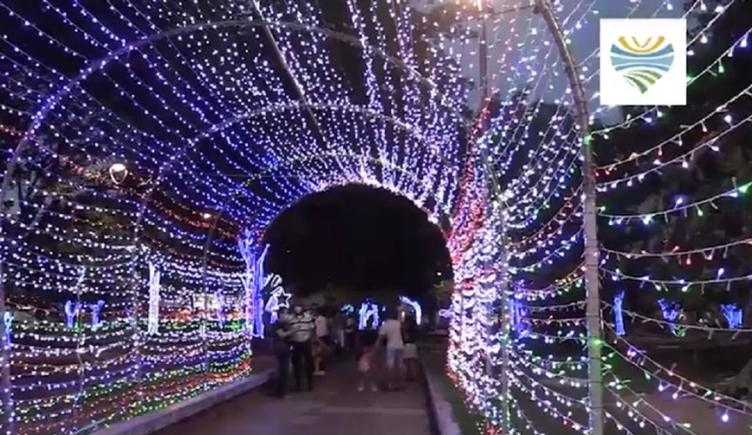 Afectaciones en alumbrado navideño.