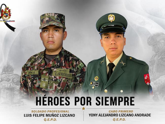Hasta el momento dos militares muertos. Foto Relacionada