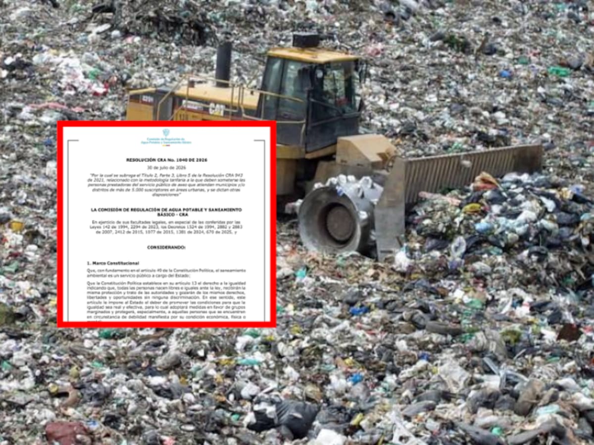 Nueva resolución cambia el modelo tarifario del servicio de aseo