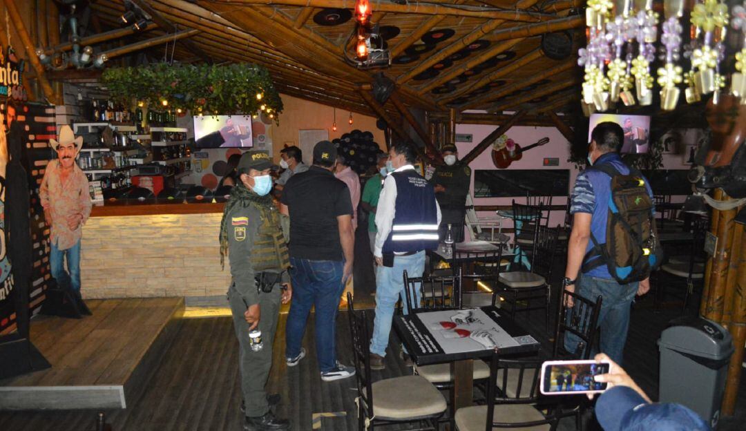 Bares sellados Ibagué 