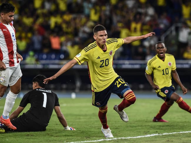 Daniel Luna, futbolista de la Selección Colombia Sub-20. / Getty Images