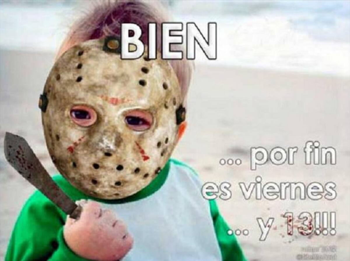 Algunas personas relacionan la fecha con la mala suerte. Otras personas la vinculan con humor. Fotos: Redes Sociales.