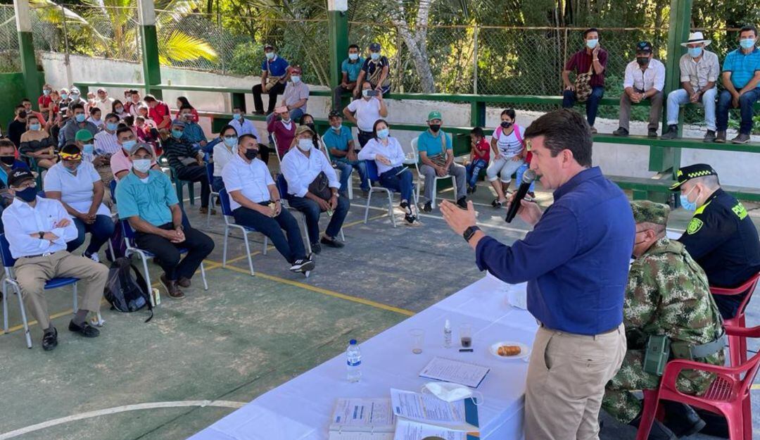 Ministro Diego Molano en Fundación, Magdalena