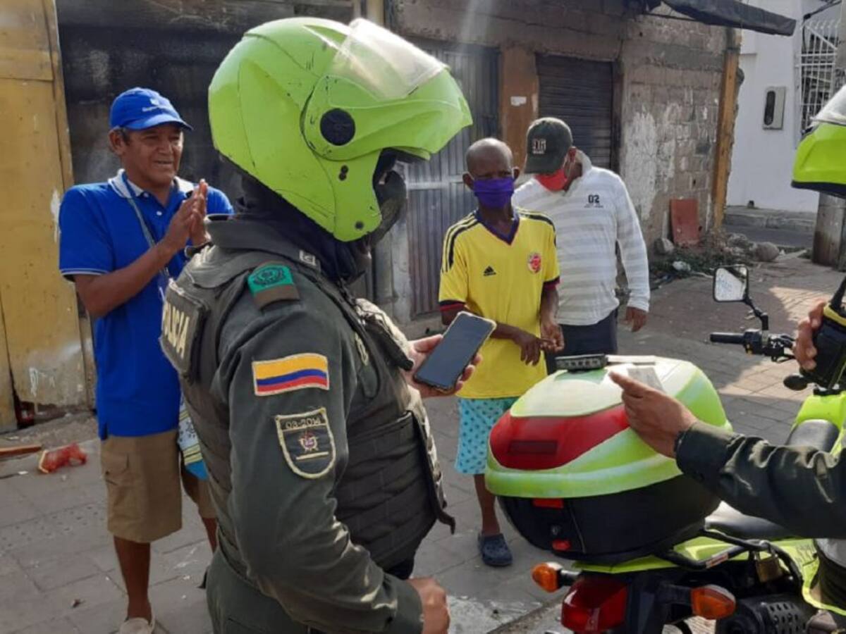 184 comparendos y tres capturados por violar el toque de queda en Cartagena