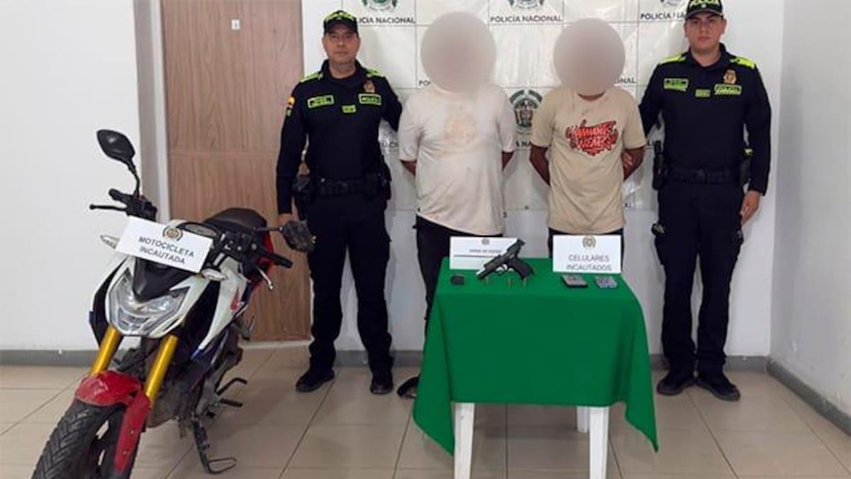 Alias ‘bebé’ y ‘Ojos’, capturados durante persecución de la Policía en Cundinamarca