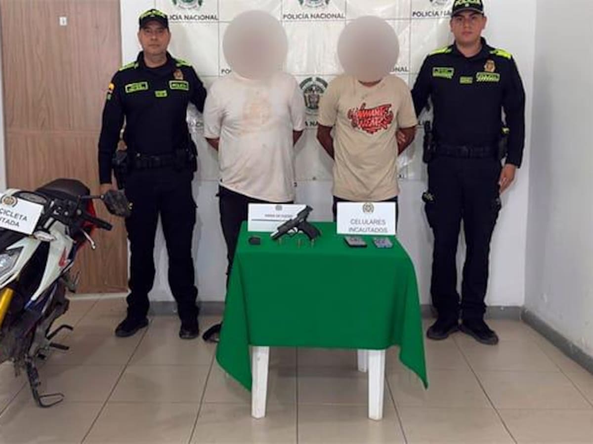 Alias ‘bebé’ y ‘Ojos’, capturados durante persecución de la Policía en Cundinamarca