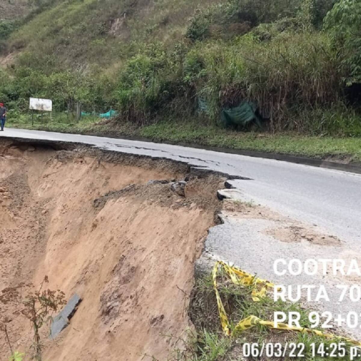 Emergencia vial entre Ocaña-Sardinata