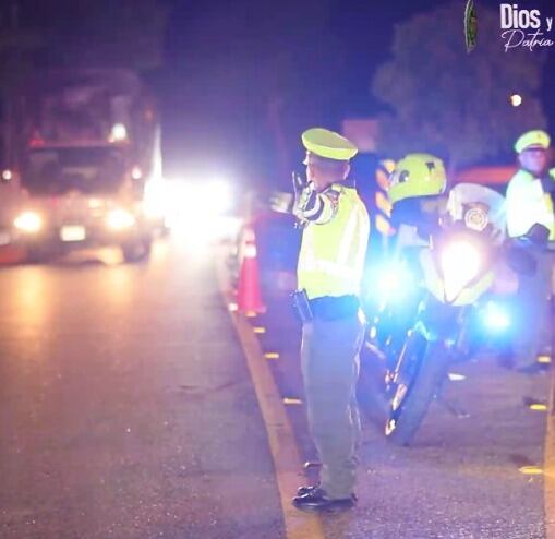 Controles viales en Semana Santa en Santander.