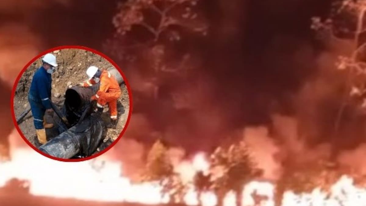 Atentado a oleoducto de Ecopetrol generó incendio y derrame de crudo ¿Qué se sabe?