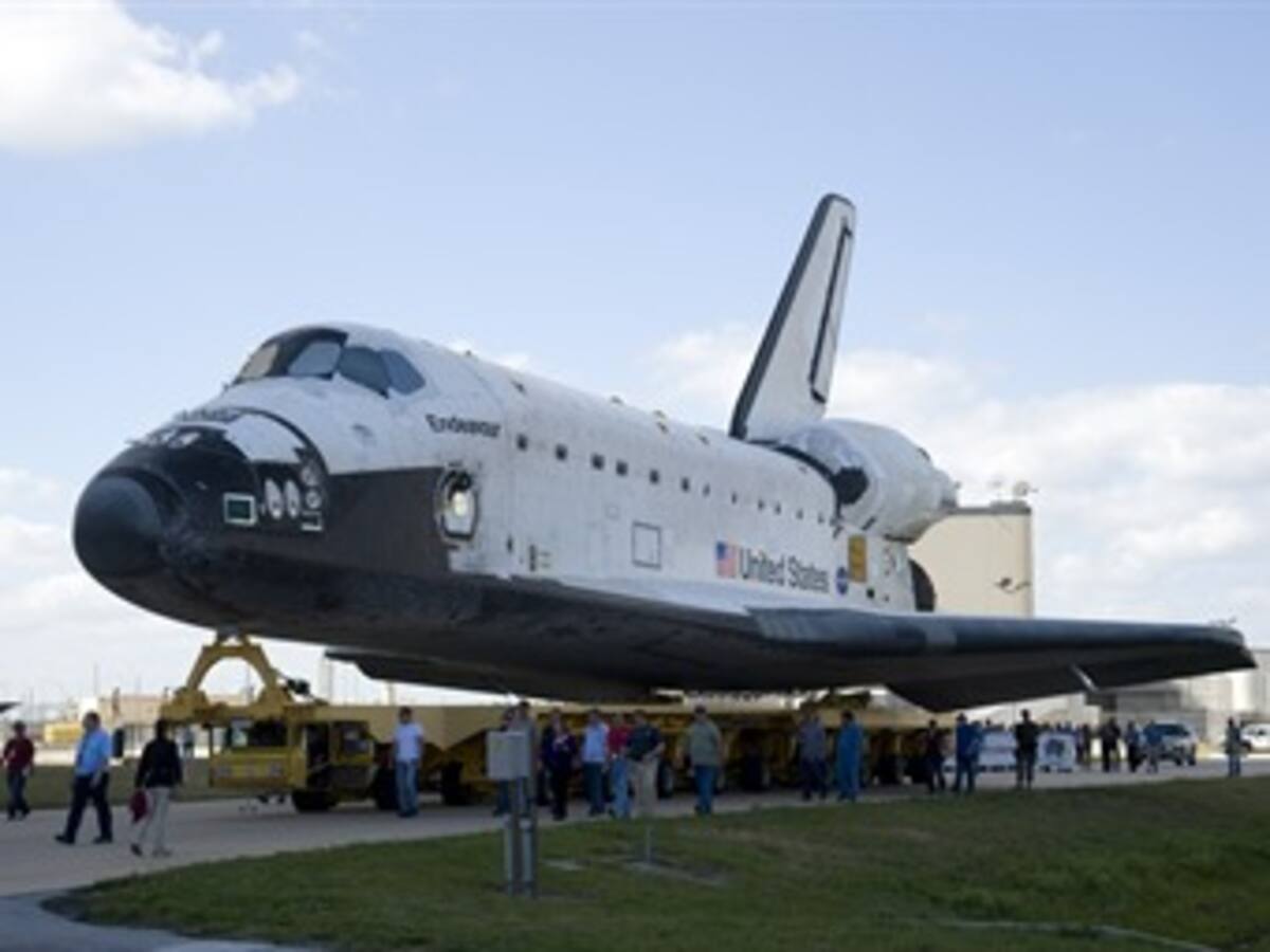 El Endeavour llega hoy a Los Ángeles para su misión final en un museo