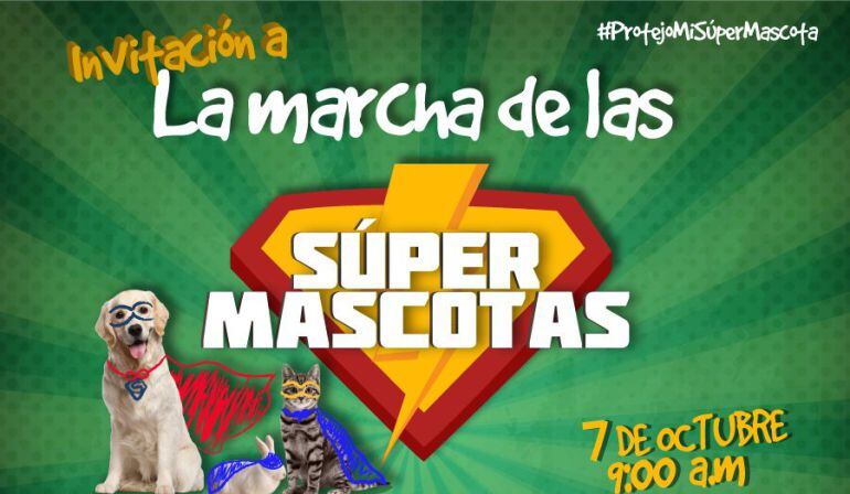 Tercera marcha de las mascotas en Manizales