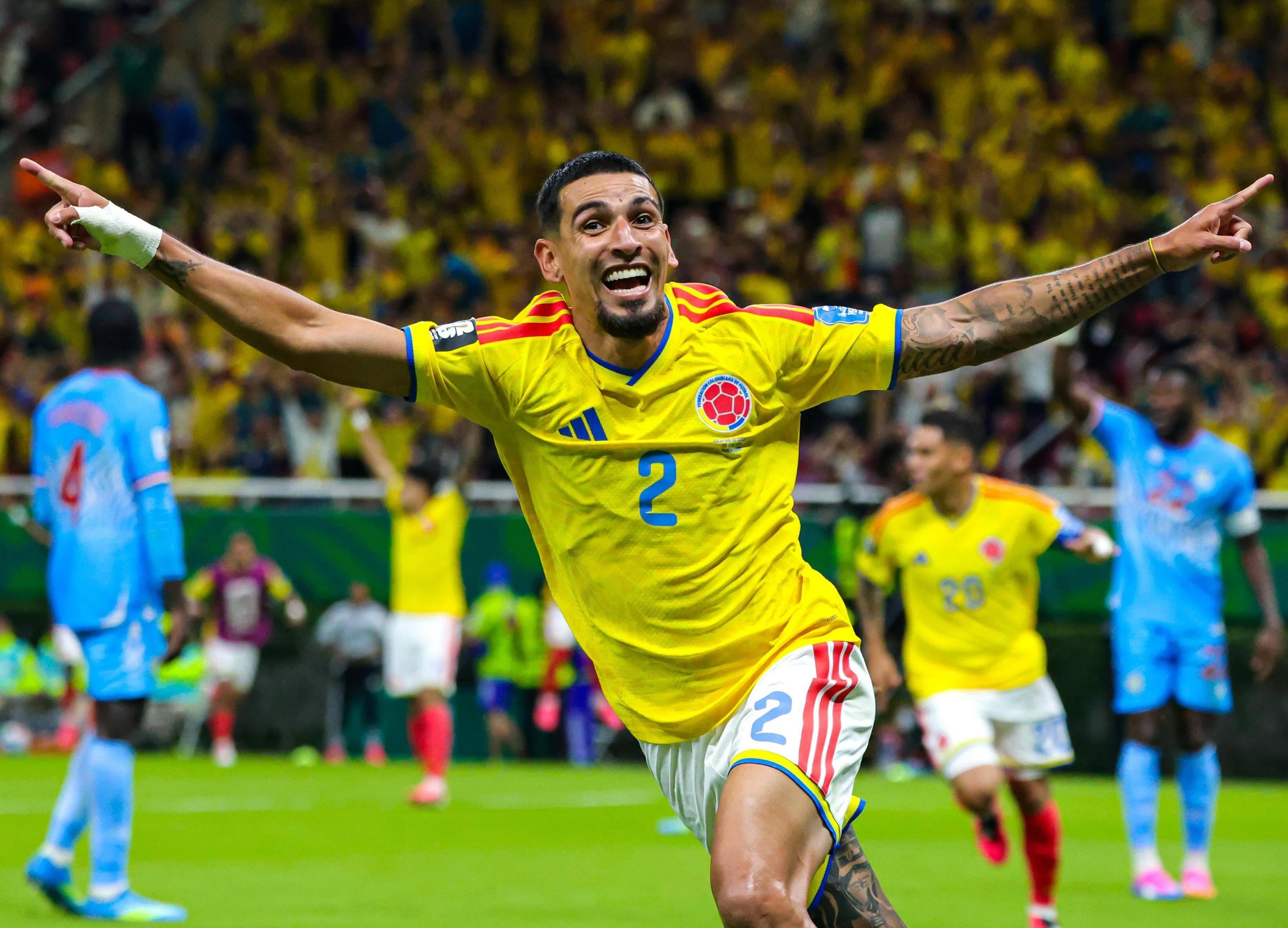 Daniel Muñoz ha marcado dos goles con la Selección Colombia en el mundial 2026. Foto: Cortesía Selección Colombia