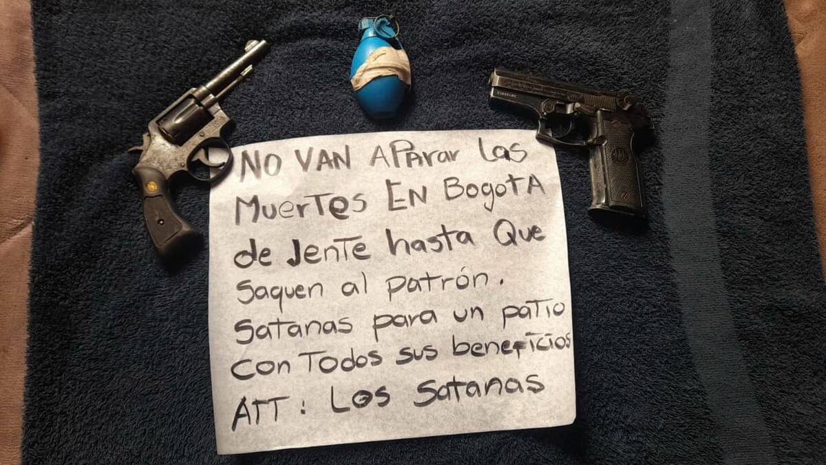 Policía y Distrito anuncian despliegue en Bogotá para contrarrestar amenazas de ‘Satanás’