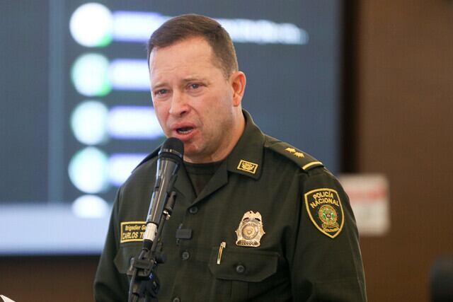 Carlos Fernando Triana, director de la Policía Nacional. Foto: Colprensa.
