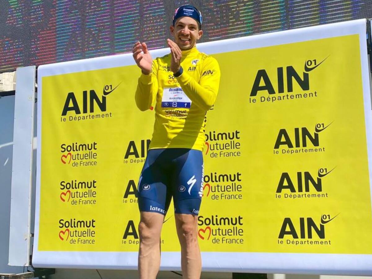 Álvaro Hodeg, victoria y liderato en primera etapa del Tour de l'Ain