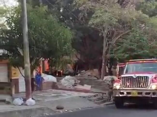 Incendio en la Loma de la Manga. Foto: Captura de video.