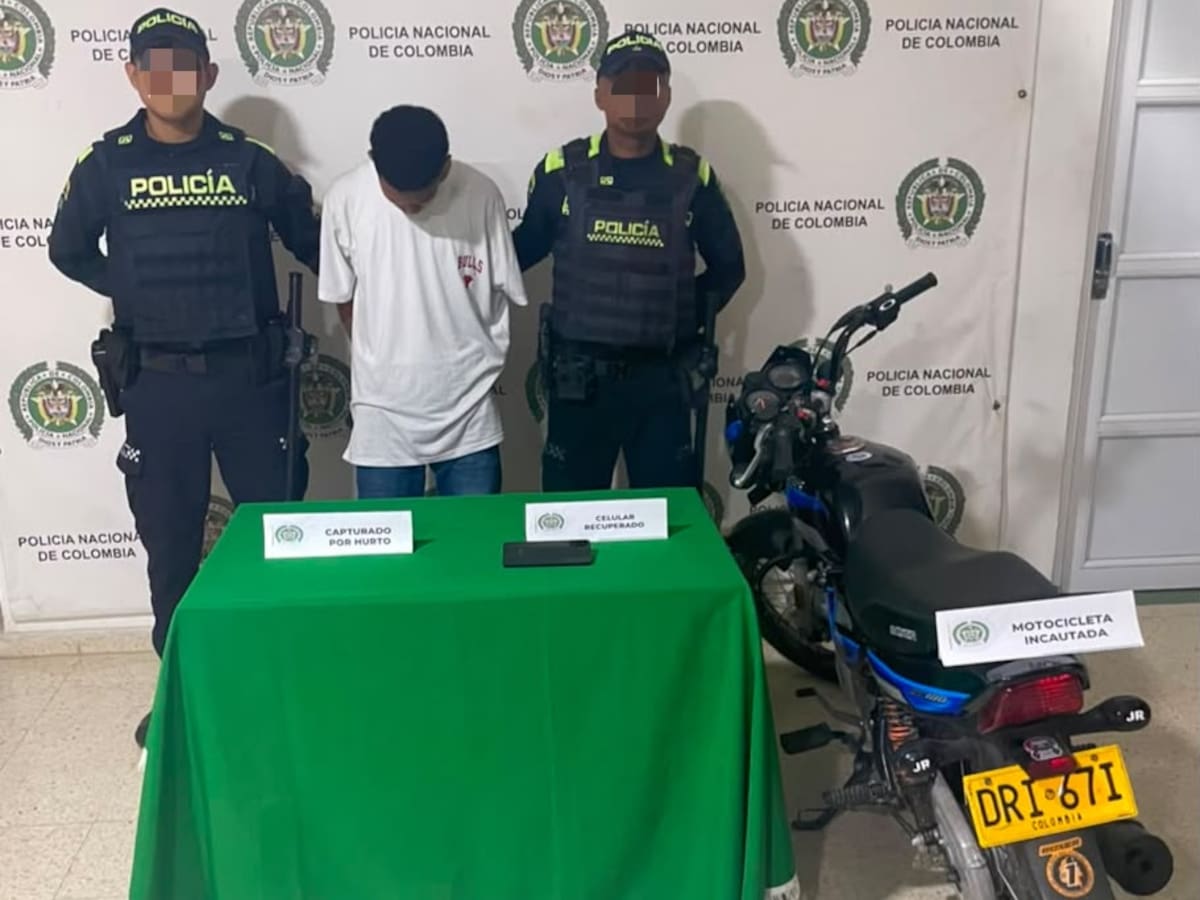 Policía frustró hurto y permitió la captura de un presunto delincuente en el barrio Amberes