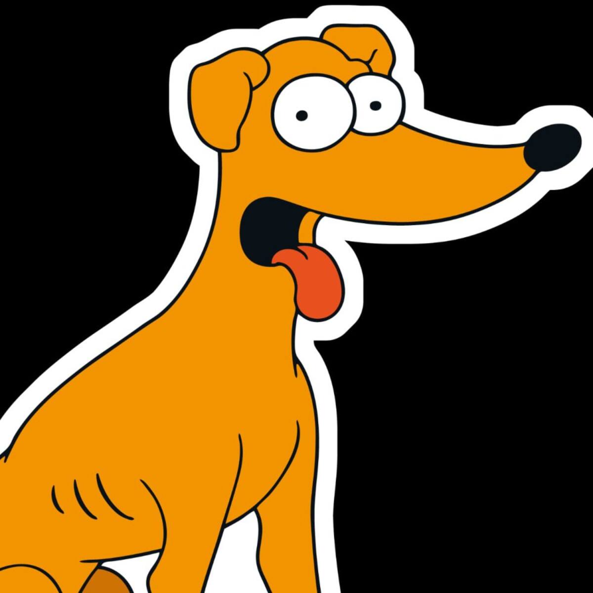 'Ayudante de Santa' o 'Huesos' de la serie 'Los Simpsons'