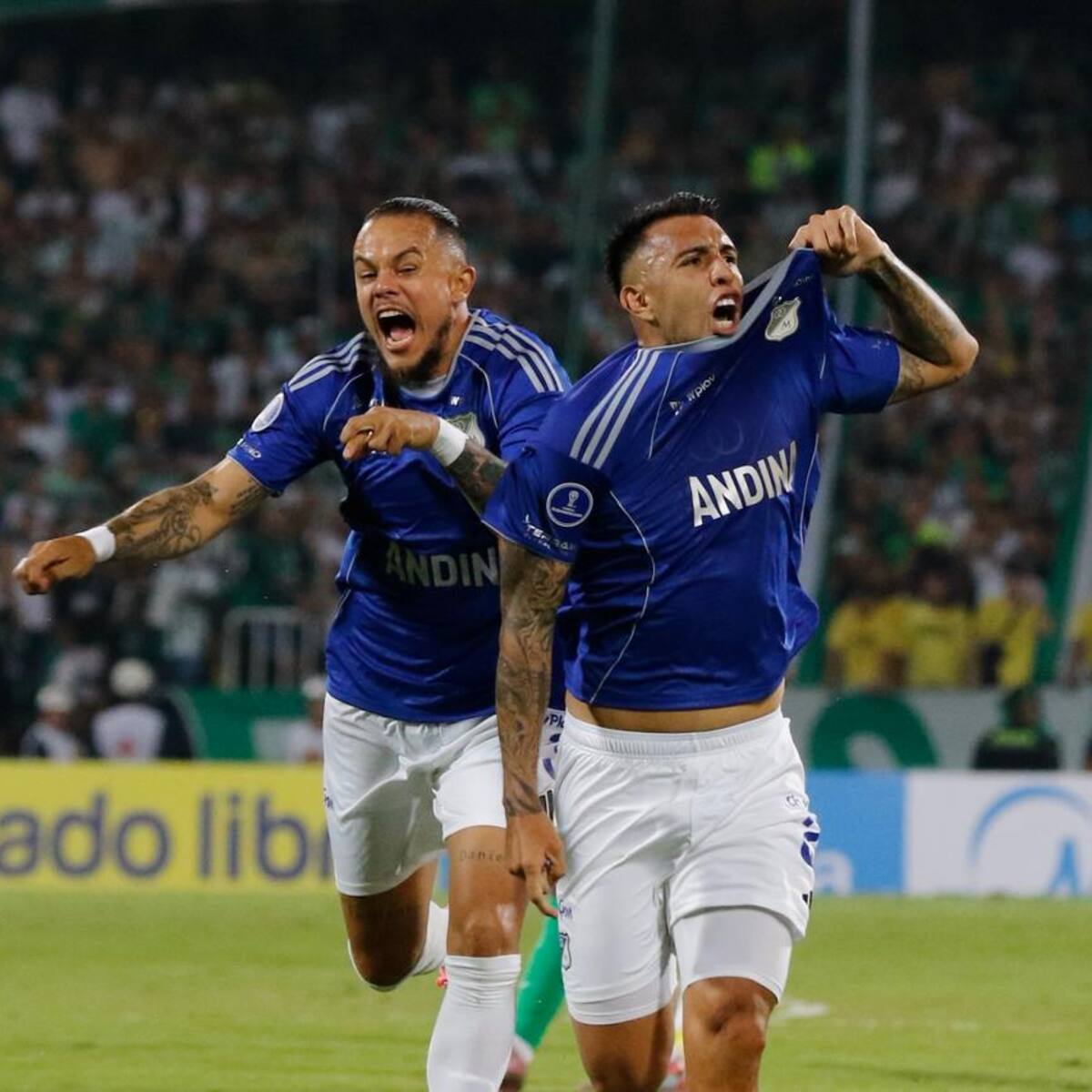 Rodrigo Contreras por el Premio Puskás: vea su gol en Nacional vs Millonarios por Copa Sudamericana