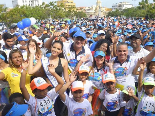Con una carrera, más de 1.500 niños celebraron su día en Cartagena