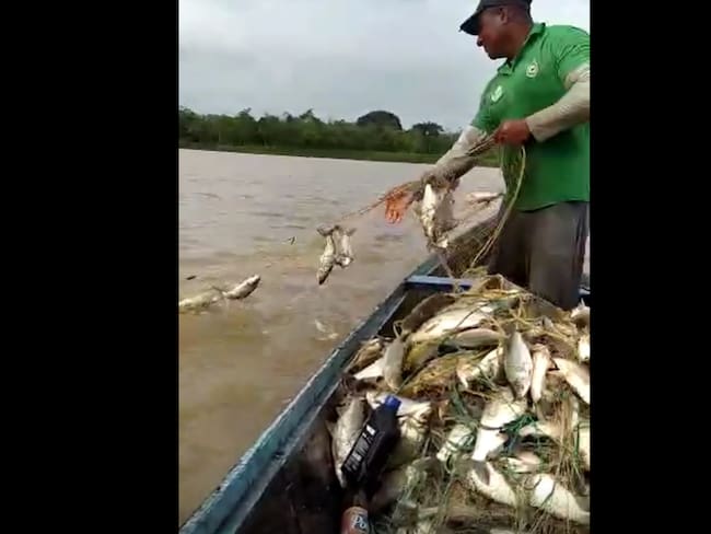 Pesca río Atrato- foto cortesía para Caracol Radio