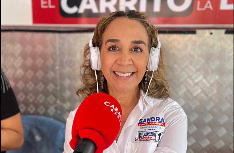 Sandra Forero, candidata al Concejo de Bogotá por el Centro Democrático / Caracol Radio