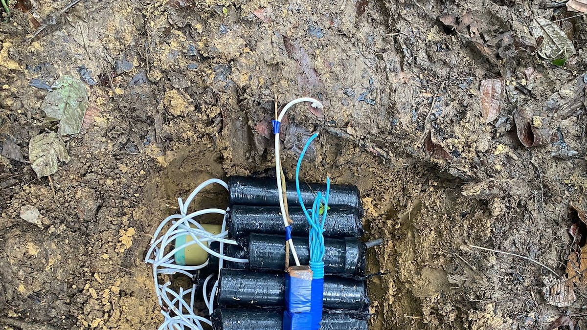 Más de 400 artefactos explosivos ha destruido este año el Ejército en el Pacífico sur nariñense