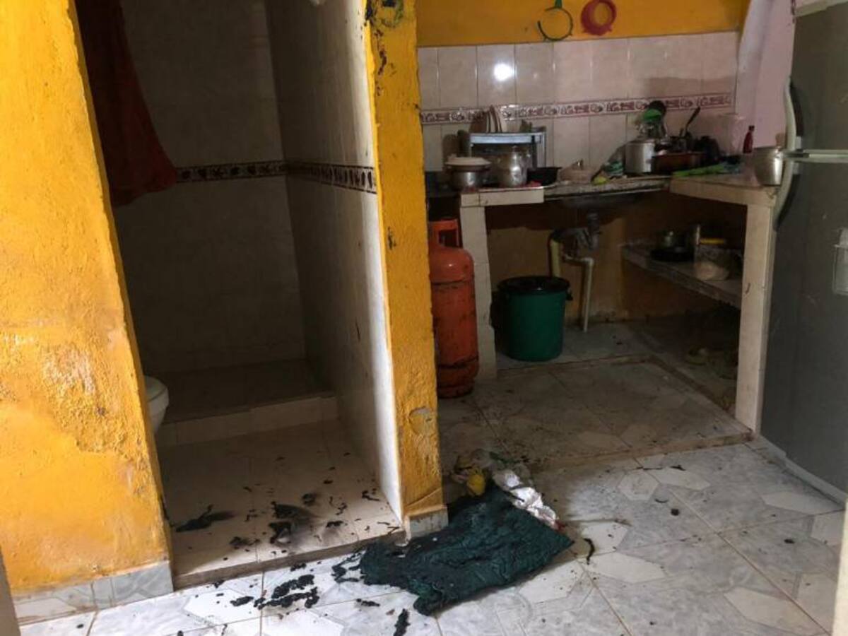 Dos menores heridos por la explosión de una pipeta de gas en Medellín