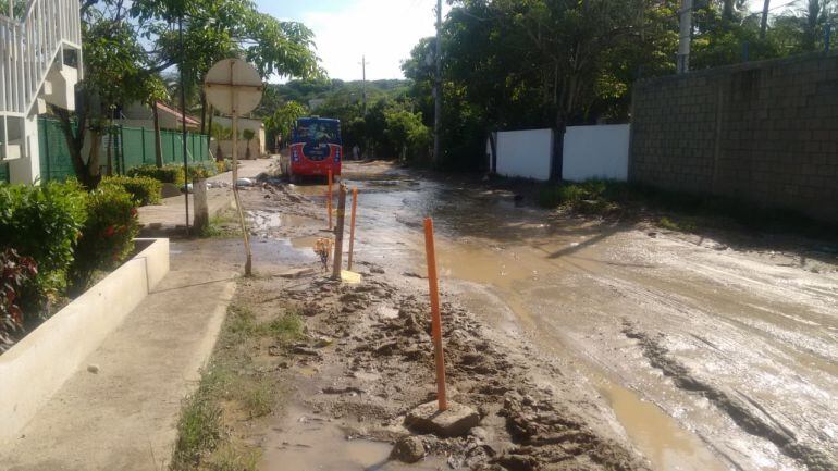 Carrera 6, sector Salgarito.