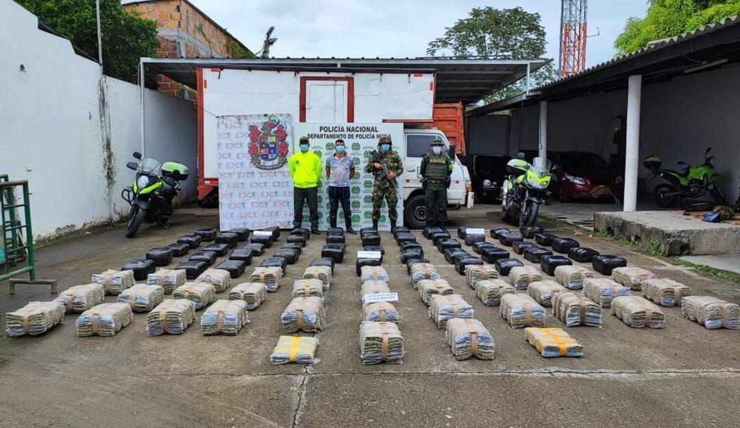 El estupefaciente estaba avaluado en 533 millones de pesos.