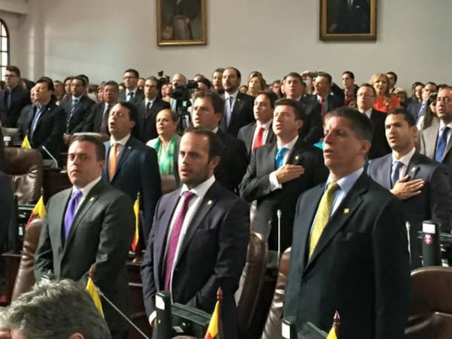 Los nuevos concejales de Bogotá celebran en redes su posesión