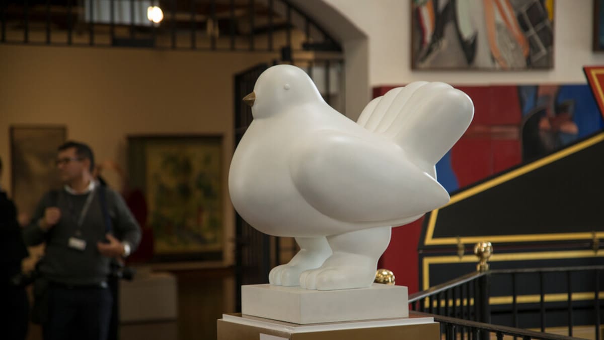 ‘La paloma de la paz’ del maestro Fernando Botero estará en ArtBo 2023