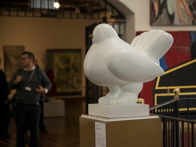 'La paloma de la paz’ de Fernando Botero. Foto: Colprensa.