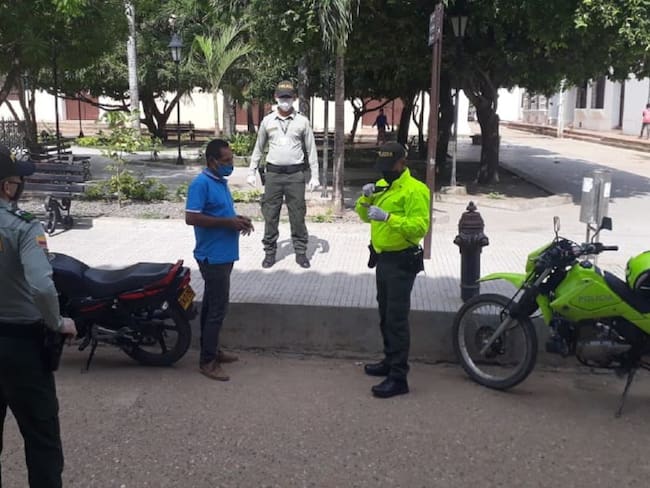 50 comparendos por violar la cuarentena en Mompox, Bolívar