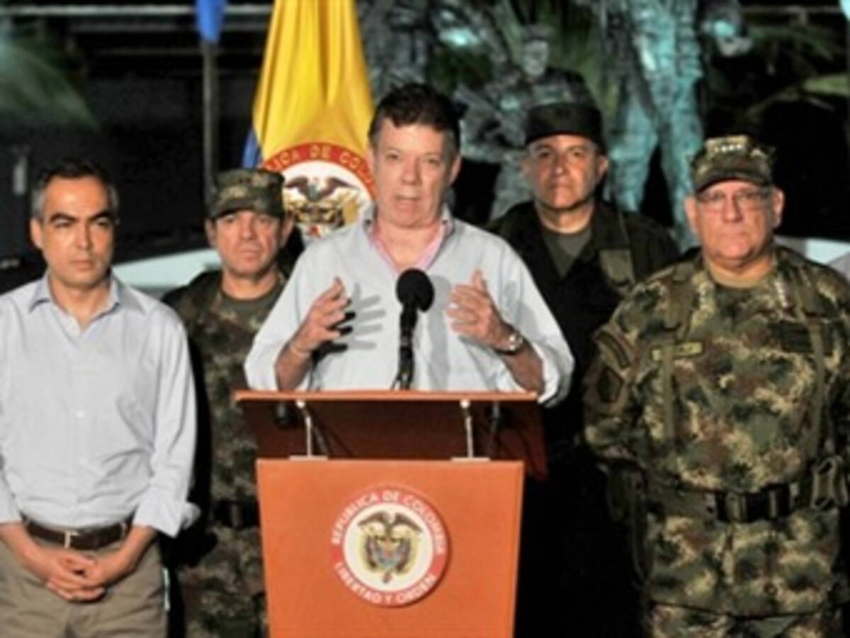 El Presidente Santos crea Consejo Nacional de Seguridad para enfrentar organizaciones criminales