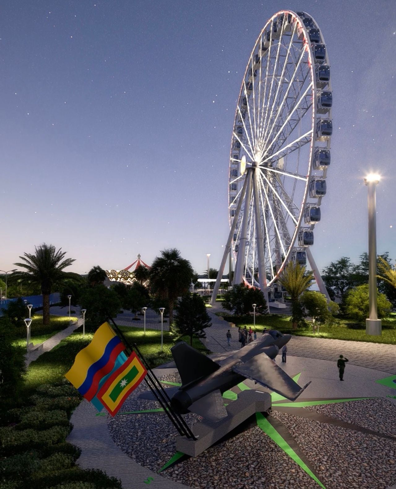 Render del proyecto: Alcaldía de Barranquilla.