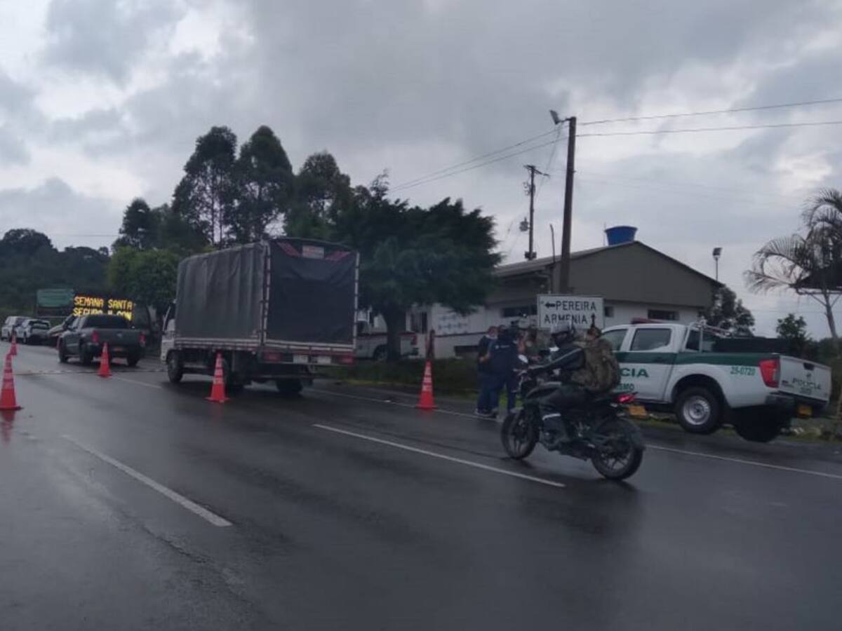 En inicio de semana santa circularon 15.000 vehículos en vías del Quindío