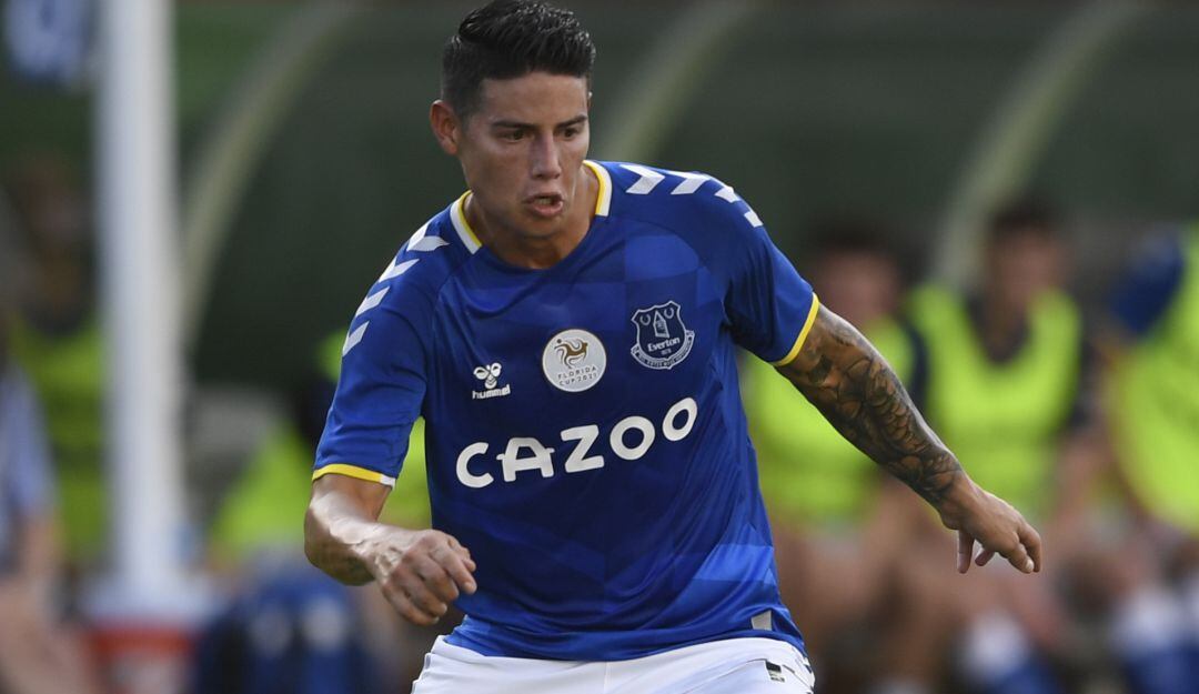 James Rodríguez, futbolista del Everton
