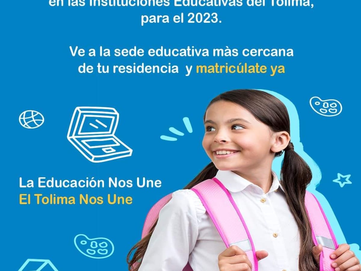 Varios municipios del Tolima persisten con baja matrícula en el Tolima