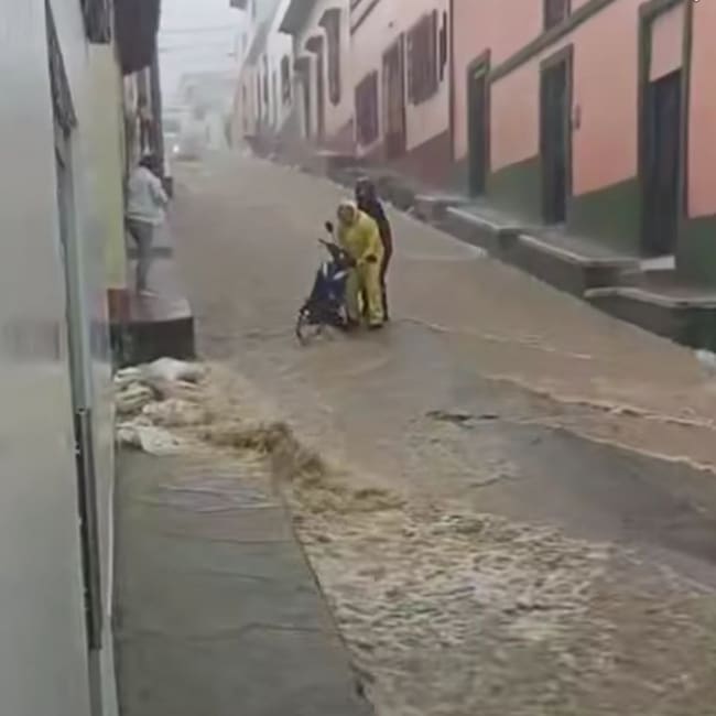 Lluvias en Convención. / Foto: Cortesía.