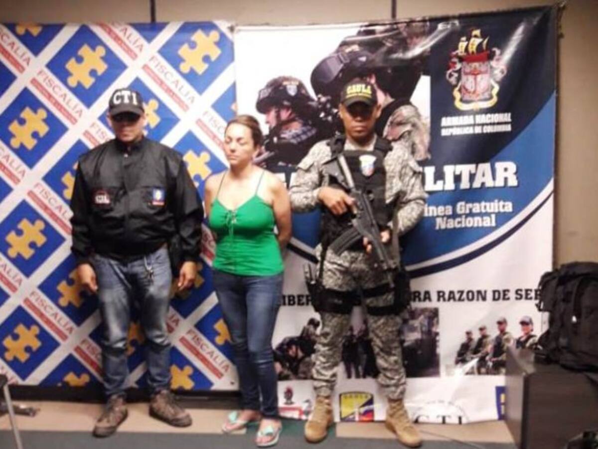 Capturada mujer que traficaba estupefacientes en Colombia y en el exterior