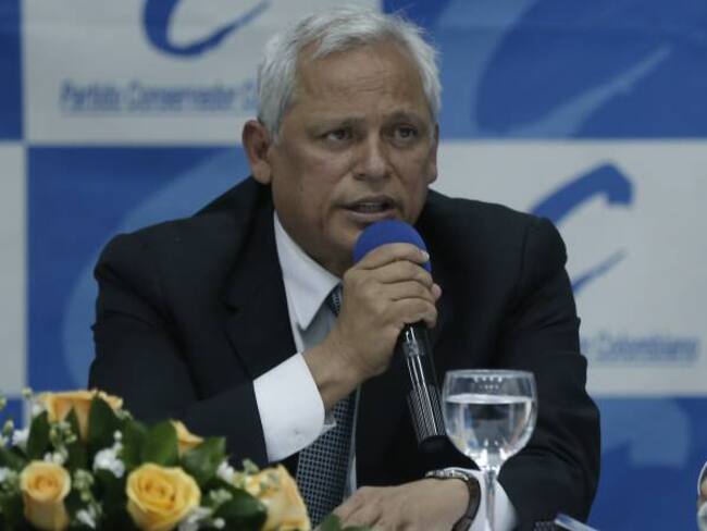 El presidente del partido Conservador, Hernán Andrade.