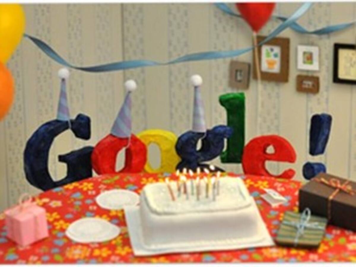 Llegó el aniversario número 13 de Google