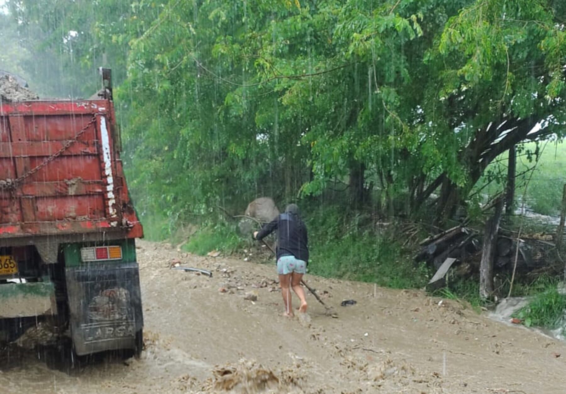 Inundación barrio El Salado
