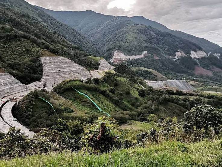Vía Pacífico 1 en Antioquia. Foto: cortesía.