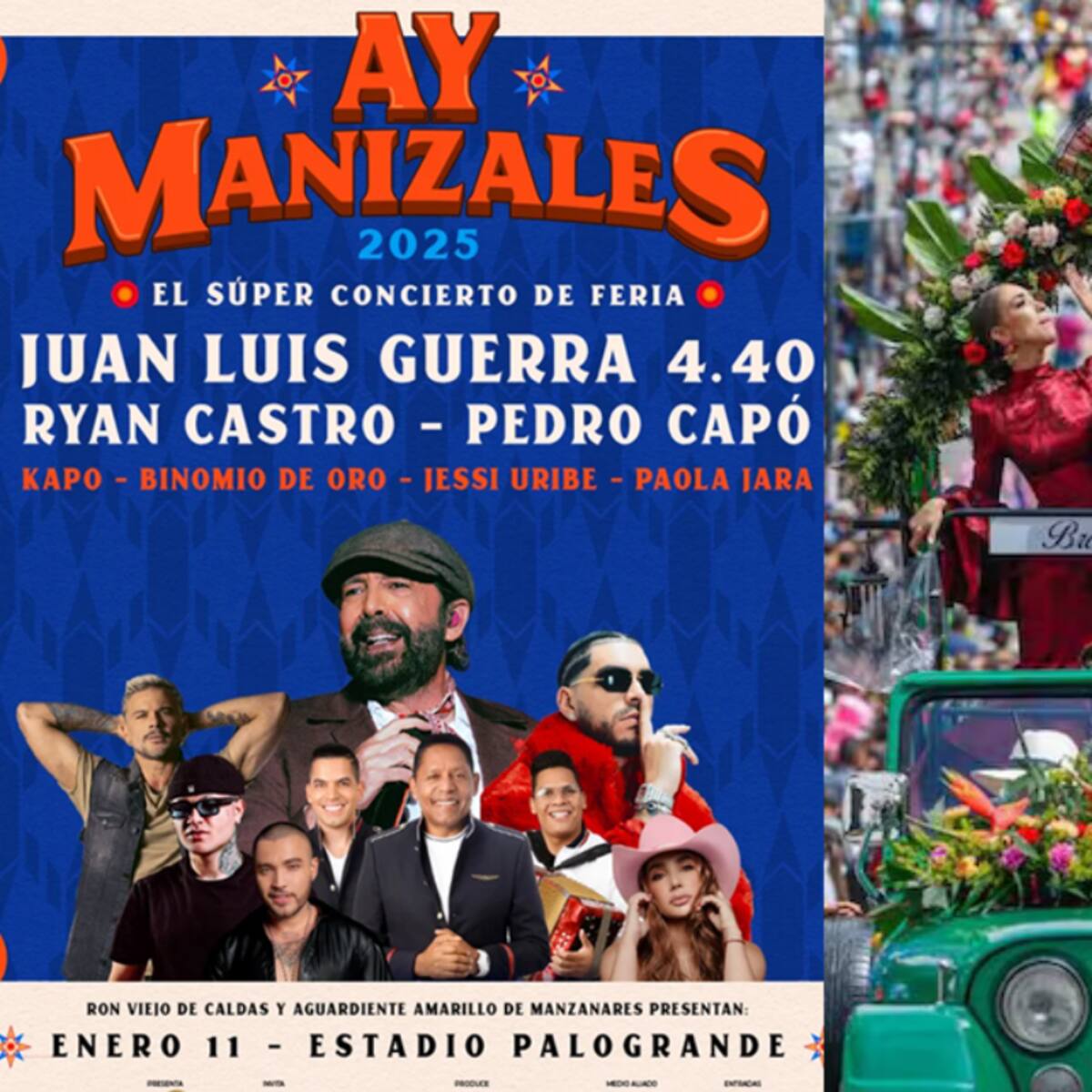 El Gran Concierto de la Feria de Manizales 2025: Fecha y horario confirmado