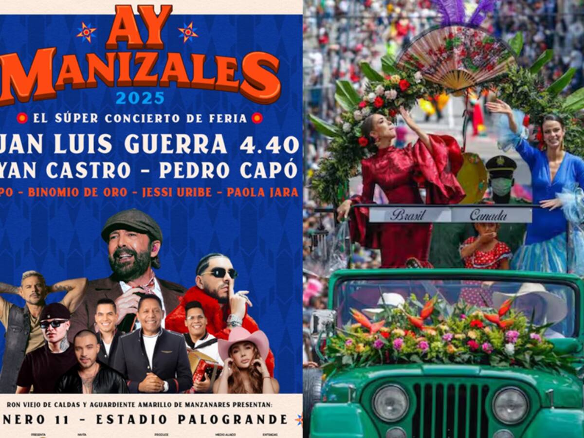 El Gran Concierto de la Feria de Manizales 2025: Fecha y horario confirmado